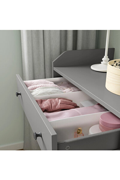 IKEA Stuk 2 buc. Cutie organizatoare pentru interior dulap cu compartimente, 2 buc. alb (34x51x10 cm)