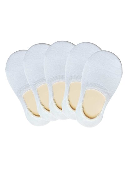 Centini Set 5 perechi-Talpici low-cut dama Basic White