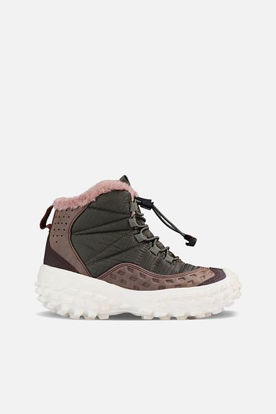 Vicco Tiger Model Furry Lightweight Orthopedic Boy's Khaki Snow Boots