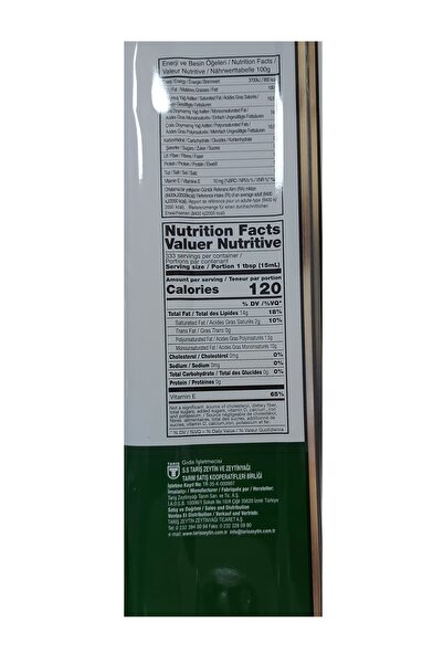 Tariş 1915 Natürel Sızma Zeytinyağı 5000 ml