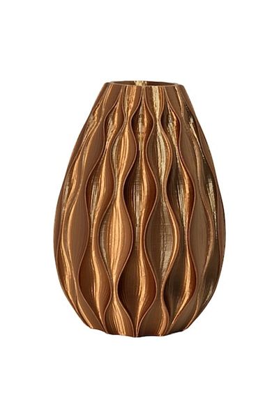 OEM Vaza aurie printata 3D 16 cm