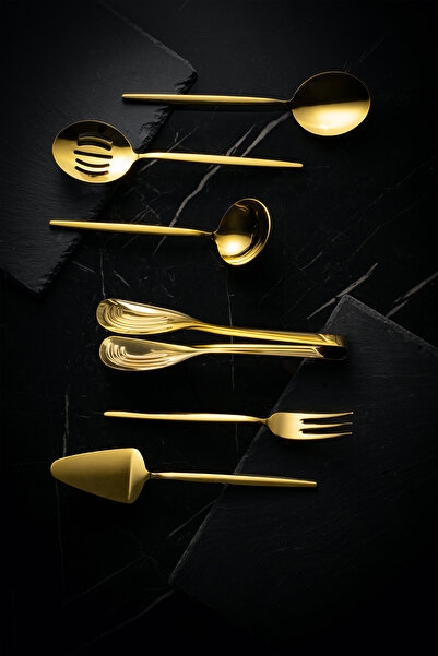 Fecra Luxe Gold 6 Piece Service Set