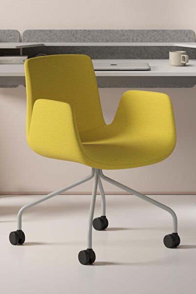 Bürotime Poly Çalışma Koltuğu & Runner Home Çalışma Masası & Marin Puf