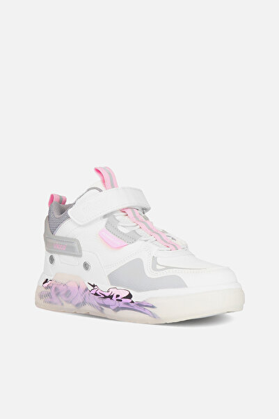 Vicco Martis Model Hafif Süet Kız Çocuk Ortopedik Beyaz Bot