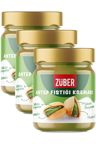 Züber Antep Fıstığı Kreması 200 gr x 3 Adet