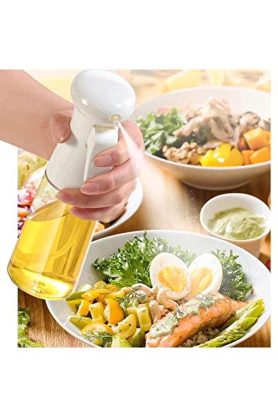 HomeTarz Cam Yağ Spreyi Dekoratif Püskürtücü Cam Sprey Şişe 200 ml