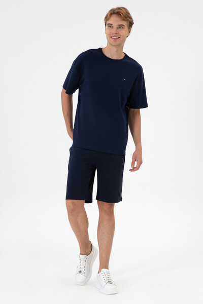 U.S. Polo Assn. Erkek Lacivert Örme Şort 50307310-VR033