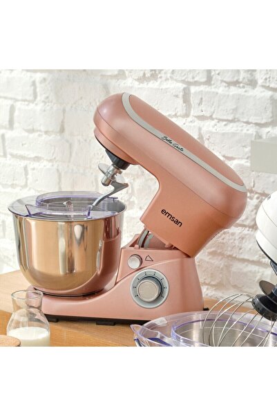 Karaca Emsan Bella Gusto Golden Pink Stand Mikser 1300w Güçlü Motor - Hamur Y...