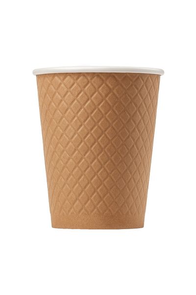 alenked Kraft Cups Double Wall with Baklava Pattern 8 oz - 50 Units