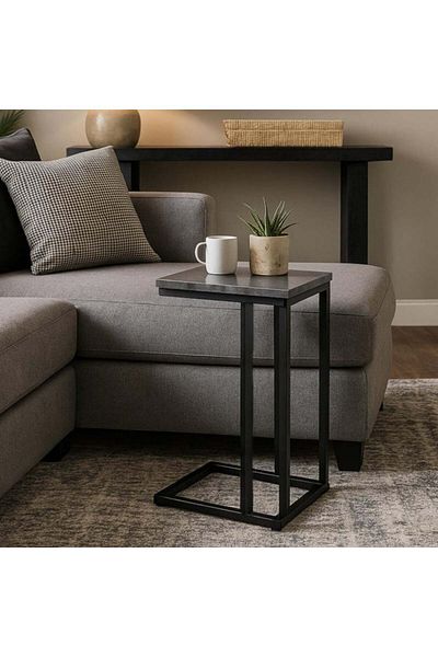 Vi Markets Stylex Service Table - Grey Top