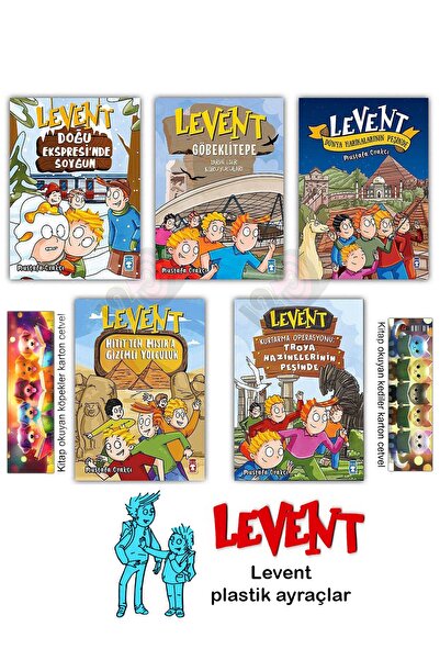 Timaş Çocuk Levent - Göbeklitepe Doğu Ekspresi Hitit Mısır Kurtarma Operasyonu 5 Kitap Set (8 Yaş ve üzeri)