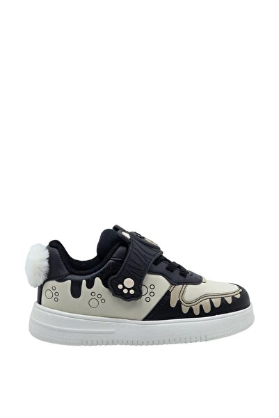 Genel Markalar Pepino 1722Ptk Çocuk Cırtlı Sneaker Siyah Krem