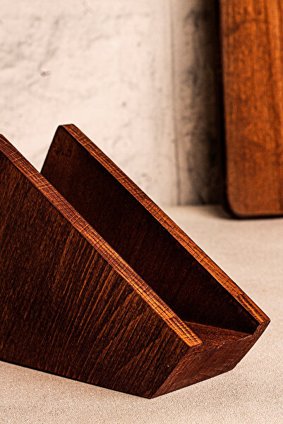 Snippy Baro - Wooden Napkin Holder Desktop Napkin Organizer