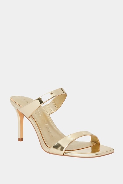 Katy Perry Çift Bantlı Kadın İnce Topuklu Terlik