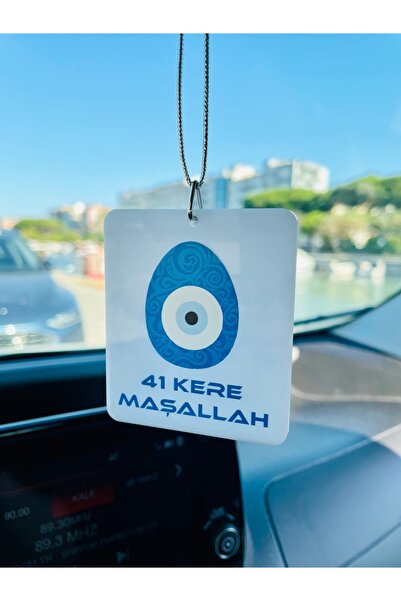 estölye Pleksi Nazar Dualı, 41 Kere Maşallah Araba Süsü Dikiz Aynası Süsü Ara...