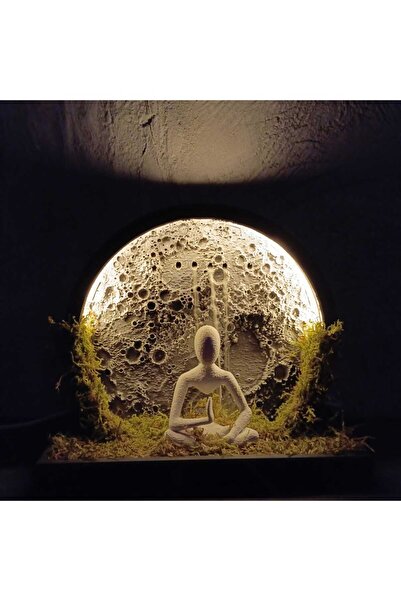 FORTE DESING Ay Işığında Meditasyon: Dekoratif Tütsülük ve Gece Lambası