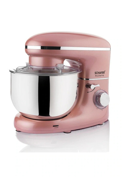 Schafer Prochef Xl Stand Şef Mikser Rosegold - 6 Kademeli Hamur Yoğurma Makinesi Güçlü Motor