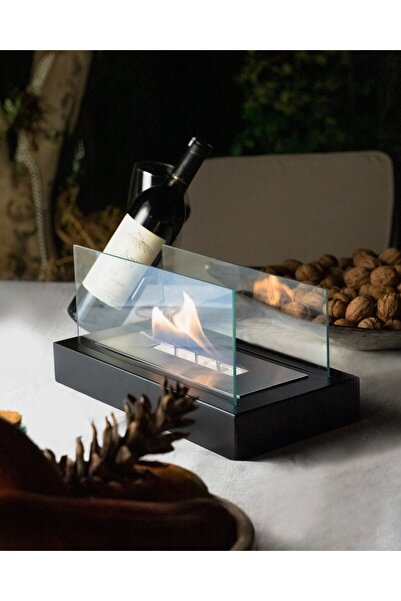 SSCONCEPT Masa Üstü Dekoratif Lüx Mini Şömine Bioethonal