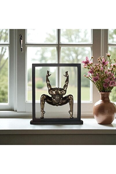 Wise Veronese Serisi – Çerçeveli Çıplak Adam Biblo – 26,5x22,5x6,5 CM – Dekor...