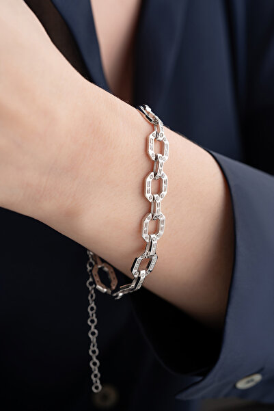 Silvano Jewelry 925 Ayar Gümüş Trend Bileklik