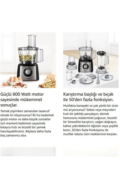 Bosch Multitalent doğrayıcı Mutfak Robotu + Mutfak Tartısı