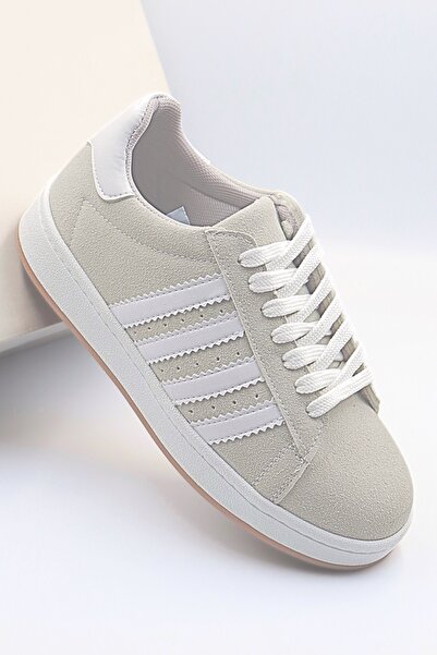 MY GROSS SHOES Women's Gray Stone Stitched Sole Comfortable Guaranteed Sneaker Sports Shoes