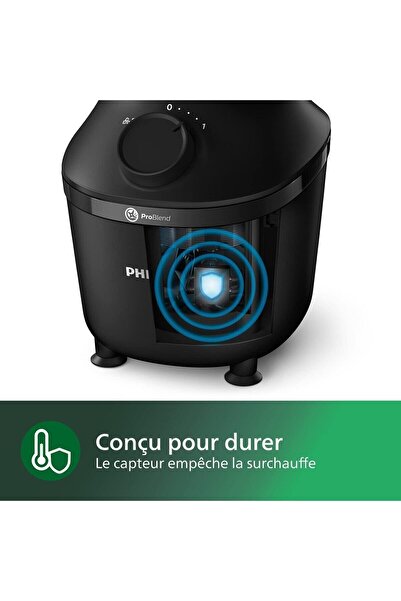 Philips Blender, 450 Watt, Problend Teknolojisi, 1,9 Litre Plastik Hazne