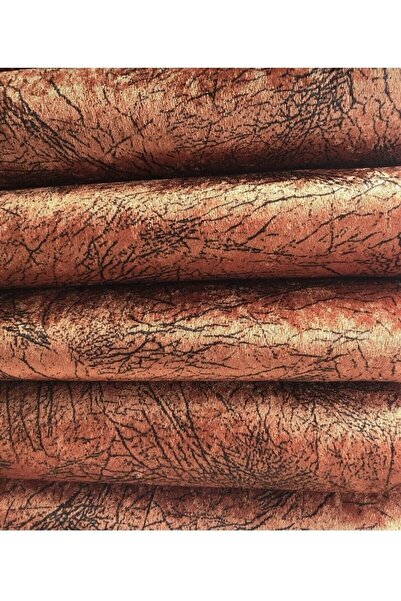 Tekstilsa Koltuk Çekyat Örtüsü Kiremit Damar Desenli Parlak Kaymaz Taban Süngerli Üst Kumaş Kadife