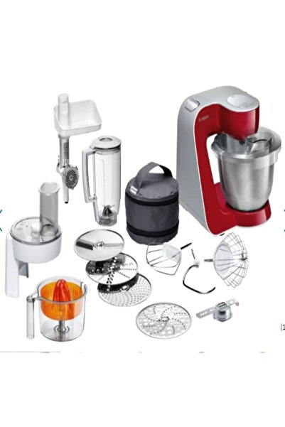 Bosch Mum55761 Mutfak Makinesi Mum5 900 W Kırmızı, Gümüş