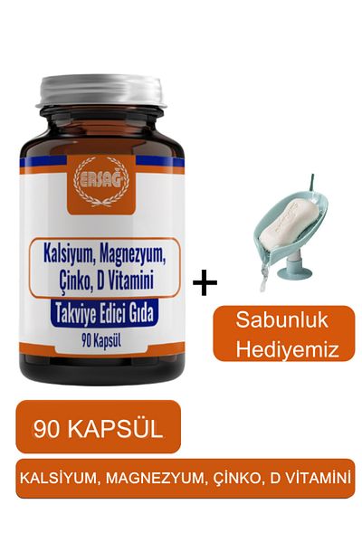 Ersağ Calcium Magnesium Zinc Vitamin D - Our Soap Dish Gift 2024-05