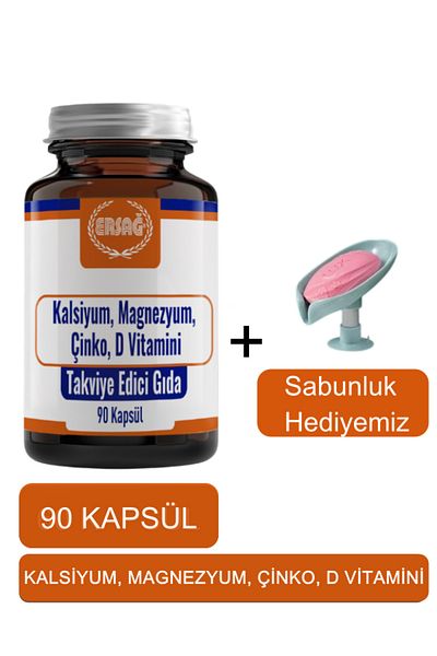 Ersağ Calcium Magnesium Zinc Vitamin D - Our Soap Dish Gift 2024-07