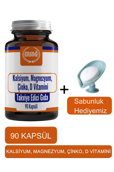 Ersağ Calcium Magnesium Zinc Vitamin D - Our Soap Dish Gift 2024-04