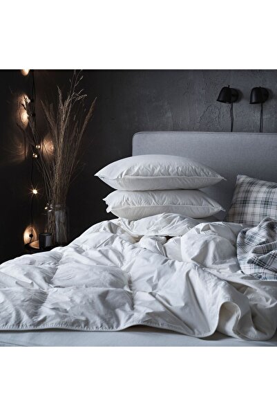 IKEA Fjallbracka Tek Kişilik Yorgan, Beyaz, 150x200 Cm, Ekstra Sıcak Tutar