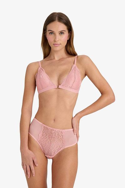 DeFacto Fall in Love Valentine's Day Lace Detail Slip Panties D8164Ax25Sp