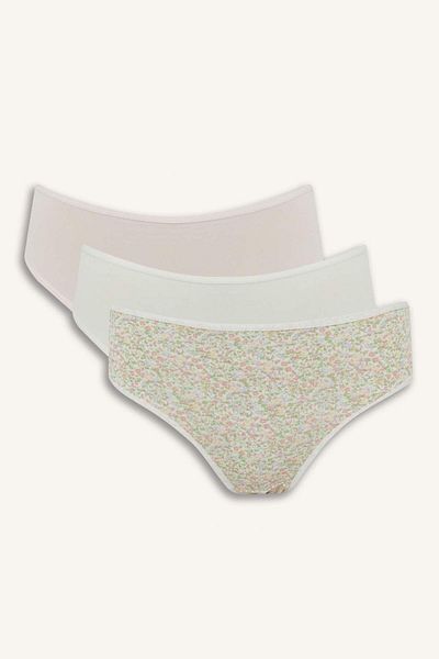 DeFacto Fall in Love 3 Pack Slip Panties D3168Ax24Hs