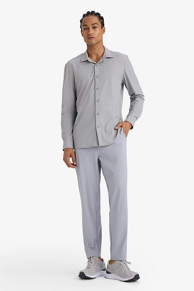 DeFacto Defactofit Slim Fit Slim Fit Long Sleeve Shirt E9356Ax25Au