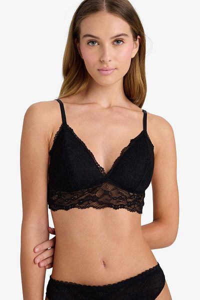DeFacto Fall in Love Padded Lace Bralette 3188733