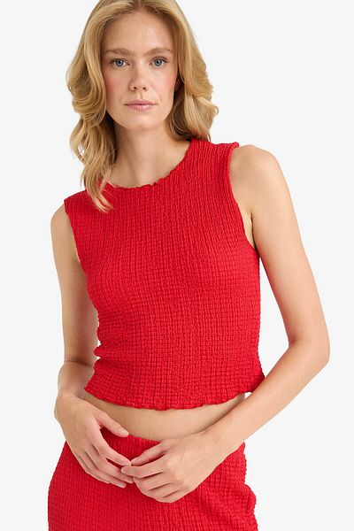 DeFacto Slim Fit Slim Fit Crew Neck Wrap Undershirt E0999Ax25Sp