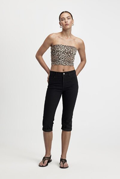 DeFacto Yüksek Bel Jean Kapri B9177AX24SM