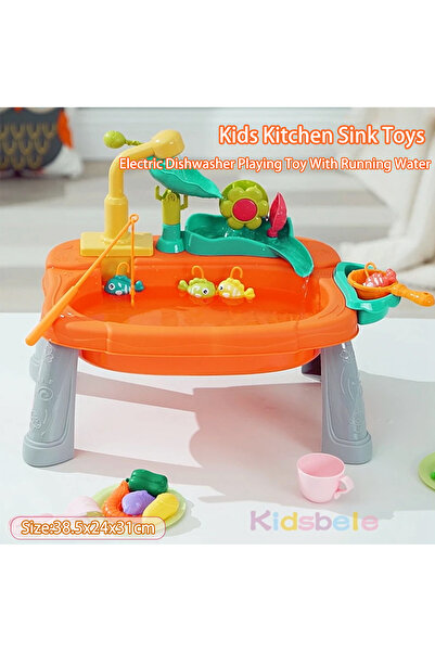 Choice ألعاب مطبخ للأطفال من ريد شويش، لعبة غسالة أطباق كهربائية مع مياه جاري...