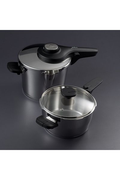 Jumbo Prime Master 4+6 Liter Pressure Cooker Set