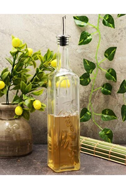 Paşabahçe 80229 Cam Yağlık 2 Li 500ml 500ml Metal Kapak