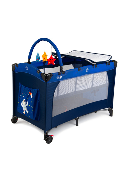 Juju Patut pliant 2 niveluri Sleepy Baby, Space Adventure