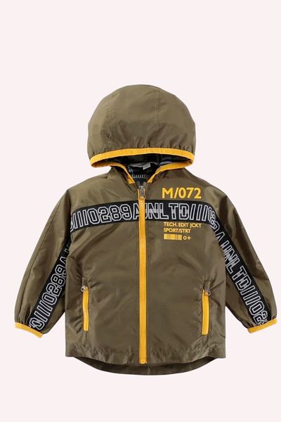 Midimod 6-14 Years Old Lined Hooded Boy's Raincoat