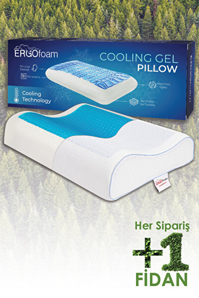 Ergofoam Anatolia Yüksek Terletmeyen Boyun Destekli Visco Ortopedik Yastık