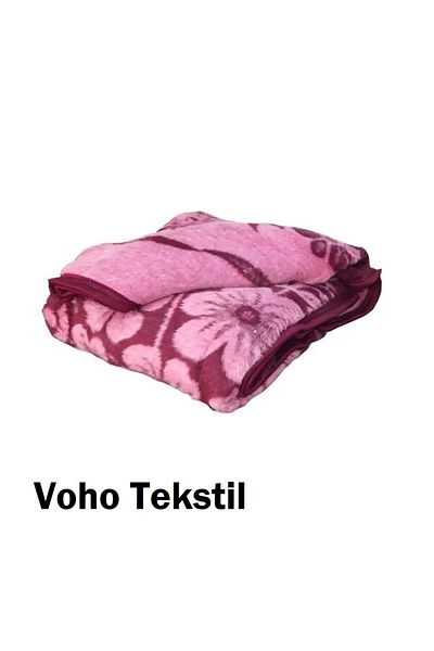 Bilgiçler Single Plush Blanket Pink Voho Textile