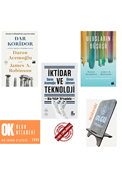 Doğan Kitap Dar Koridor - Ulusların Düşüşü - İktidar ve Teknoloji / 3 kitap s...