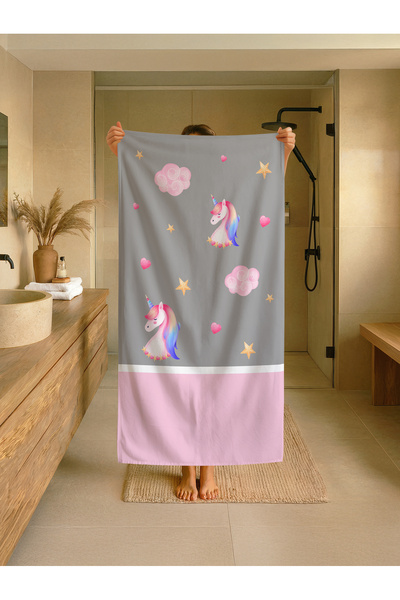 Talia Home Παιδική πετσέτα παραλίας - θάλασσας - πισίνας με σχέδιο Pegasus TL...