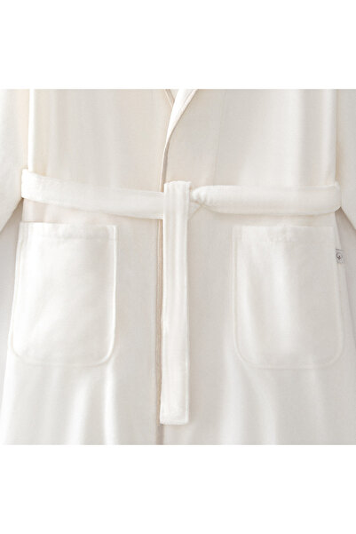 Ecocotton Чоловічий халат Ayliz з вишивкою з органічної бавовни 100