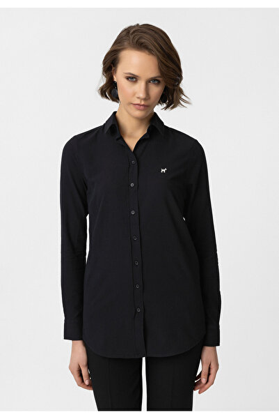 Williot قميص Glorinda النسائي ذو المقاس النحيف مع تفاصيل مطرزة